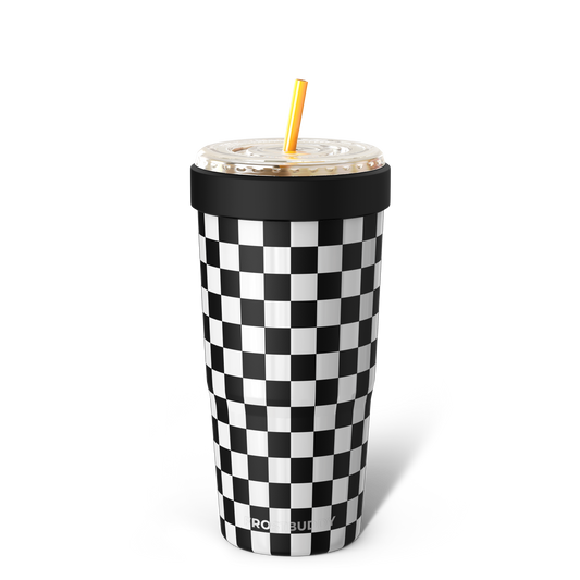 To-Go Buddy | Black & White Checkered image 1